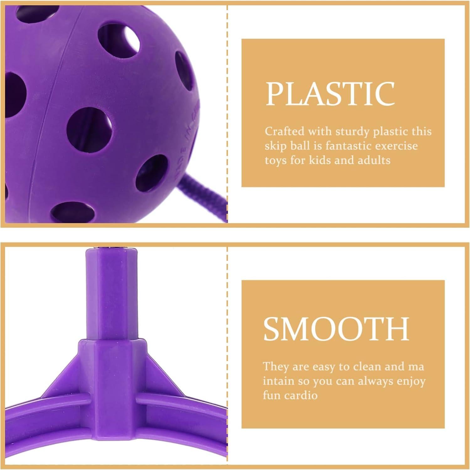 Bola de Salto BESPORTBLE 2 Pcs Juguete para Niños 33x6cm