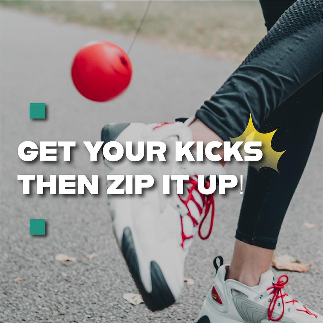 Pelota de Patada Retráctil Blue Orange FootzyBall - Juguete Activo