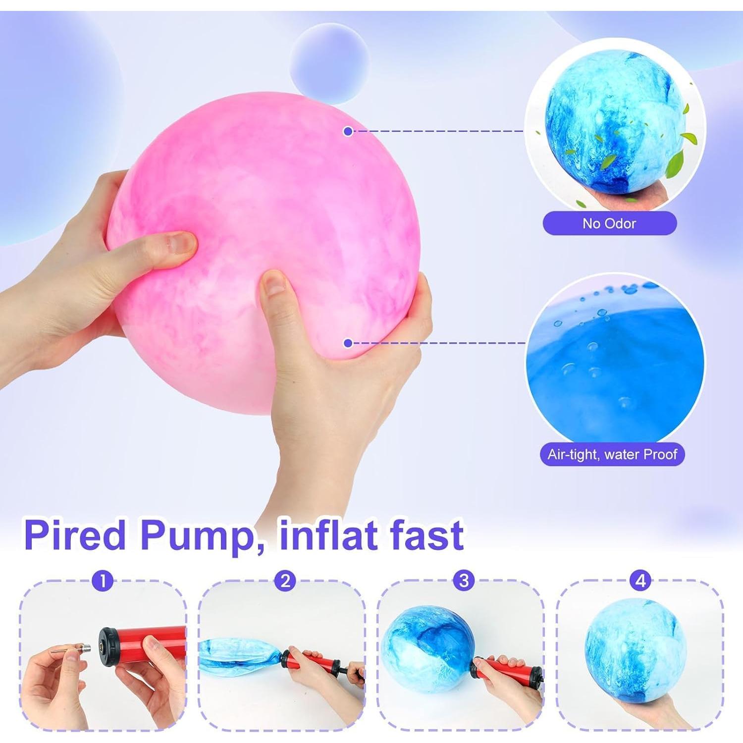 Pelotas Inflables de Patio AMOR PRESENT 2PCS 22.1 cm Goma