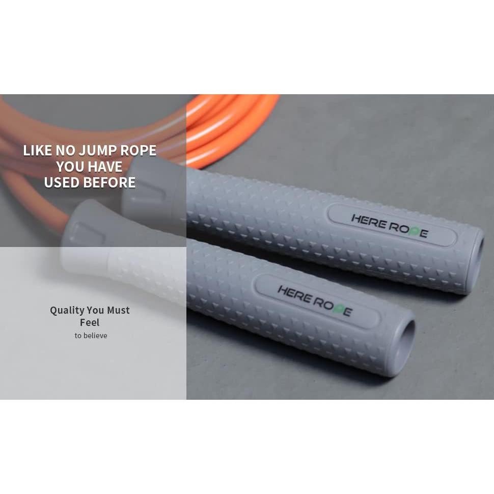 Cuerda de Salto con Peso Hererope 2.49m Ajustable Naranja