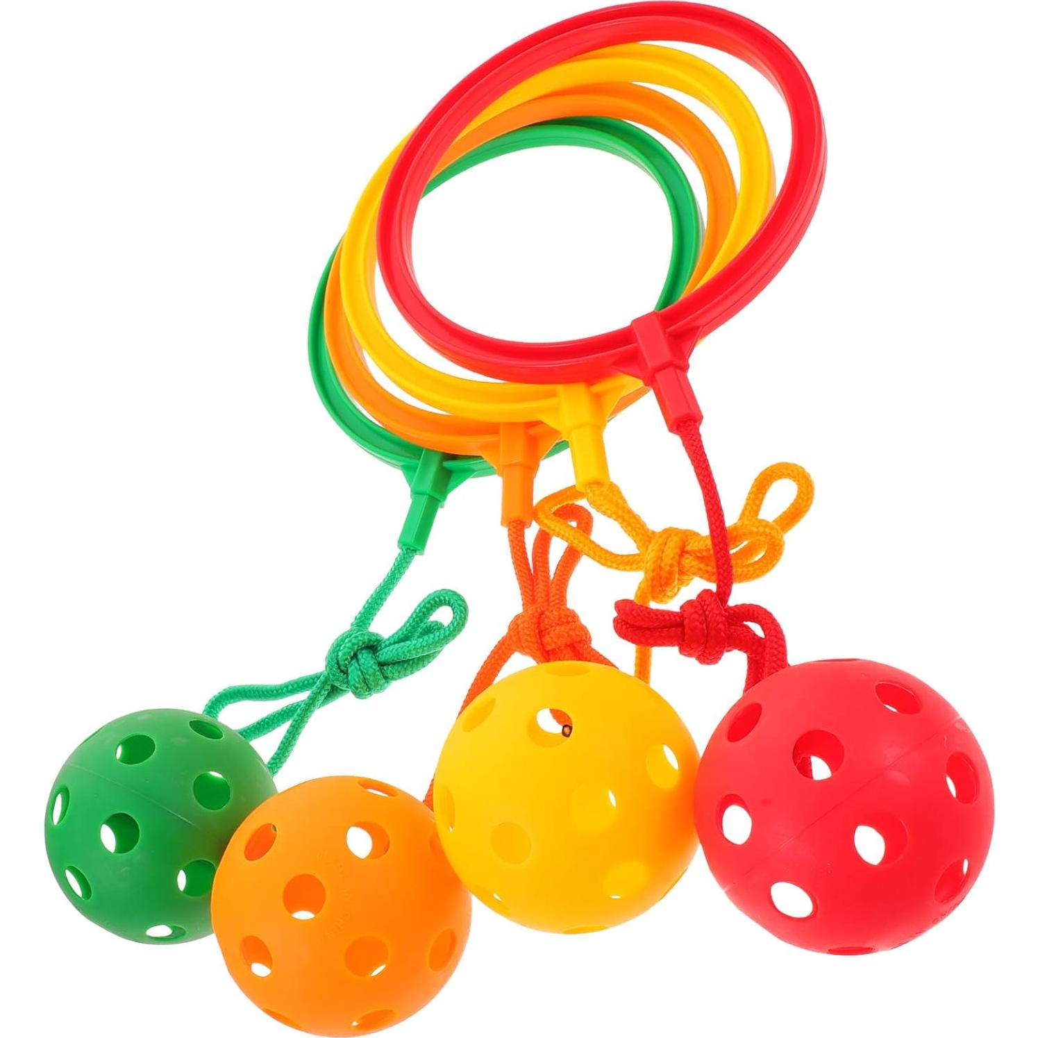 Kisangel Juguetes de Anillo Saltar 4 Piezas para Ejercicio