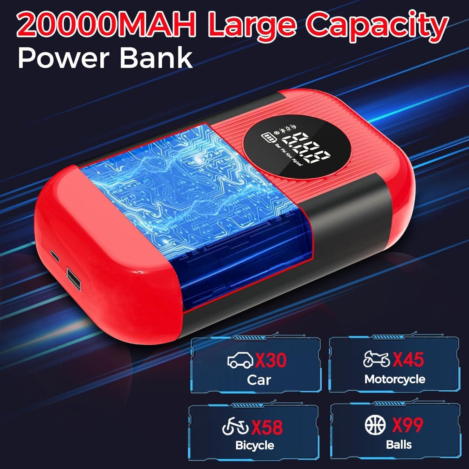 Arrancador de Salto ZPUFDYM SNY-C8 con Compresor 5000A 12V