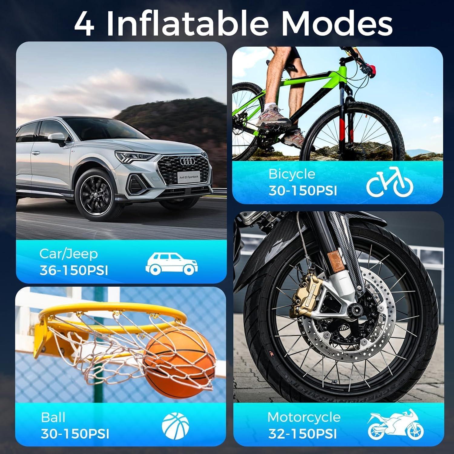 Arrancador de Salto ZPUFDYM SNY-C8 con Compresor 5000A 12V