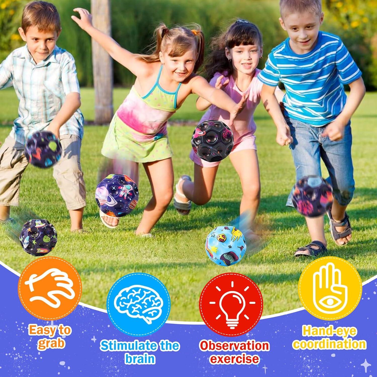 12 Pelotas Rebotadoras Coloridas YVBBHE para Niños 6.86 cm