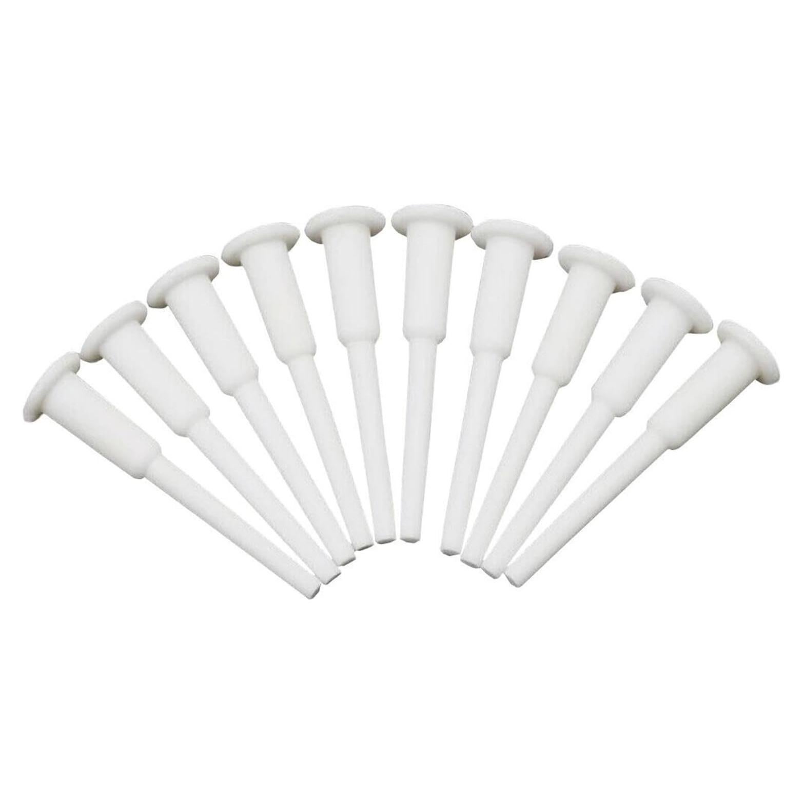 10 Tapones de Aire para Pelotas de Gimnasio FASTROHY - Blanco