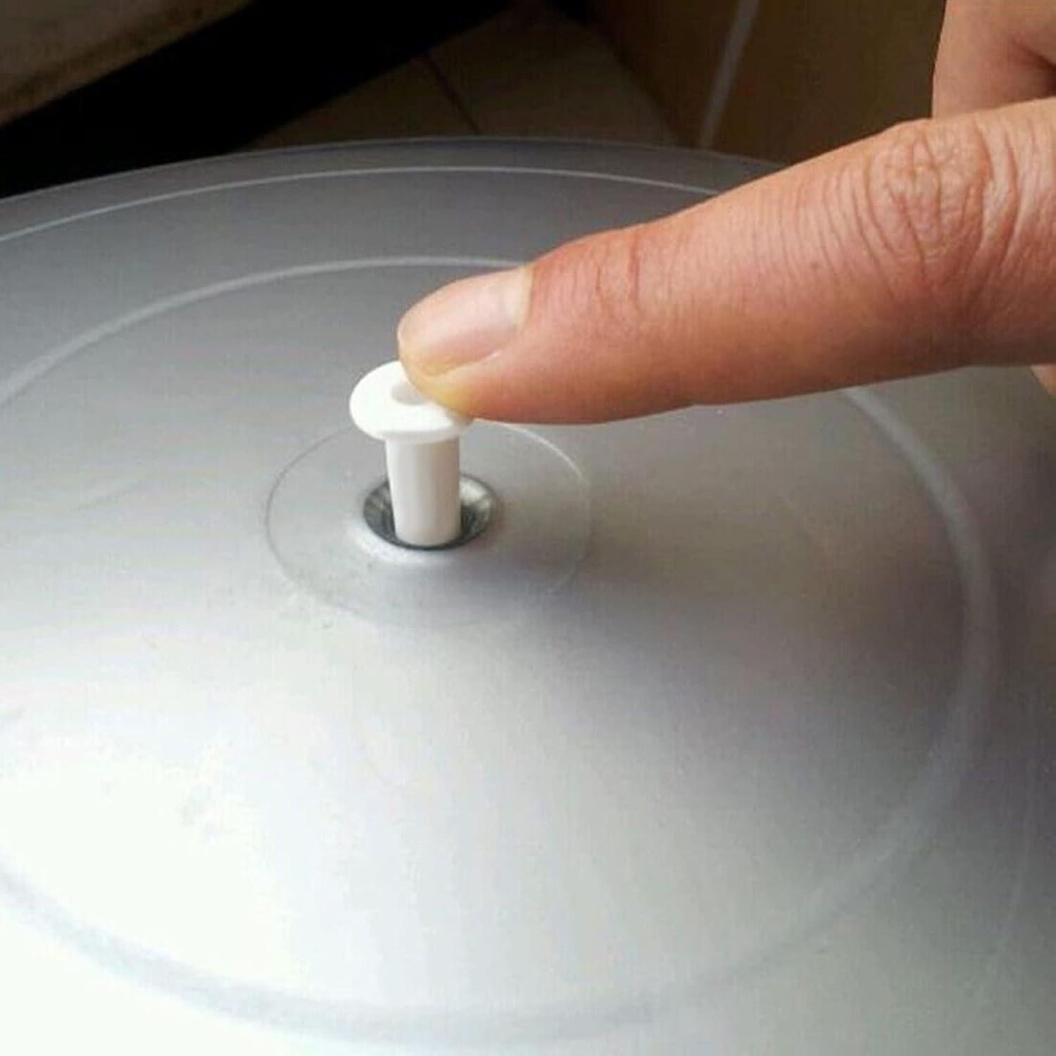 10 Tapones de Aire para Pelotas de Gimnasio FASTROHY - Blanco