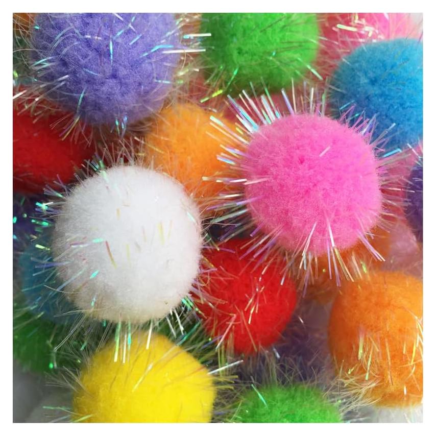 20 Pelotas de Juguete para Gatos Rimobul 3.81 cm Brillantes