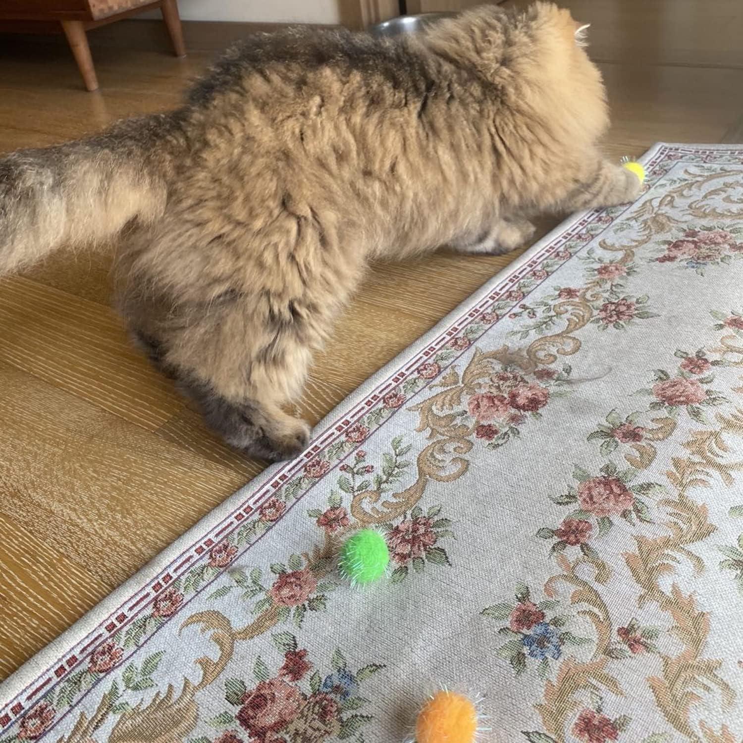 20 Pelotas de Juguete para Gatos Rimobul 3.81 cm Brillantes