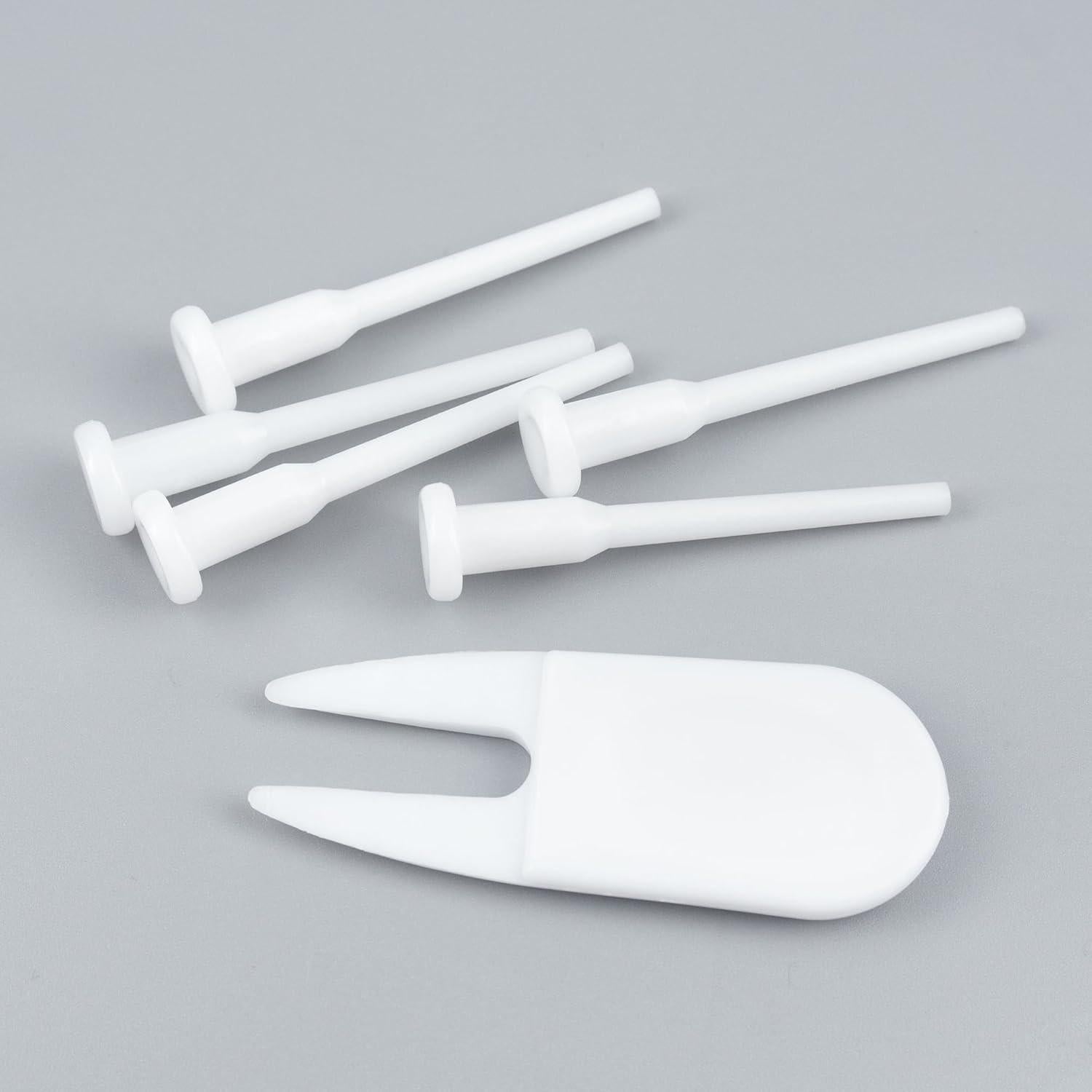 Quacc Kit de 6 Tapones de Reemplazo y Extractor para Pelotas de Yoga