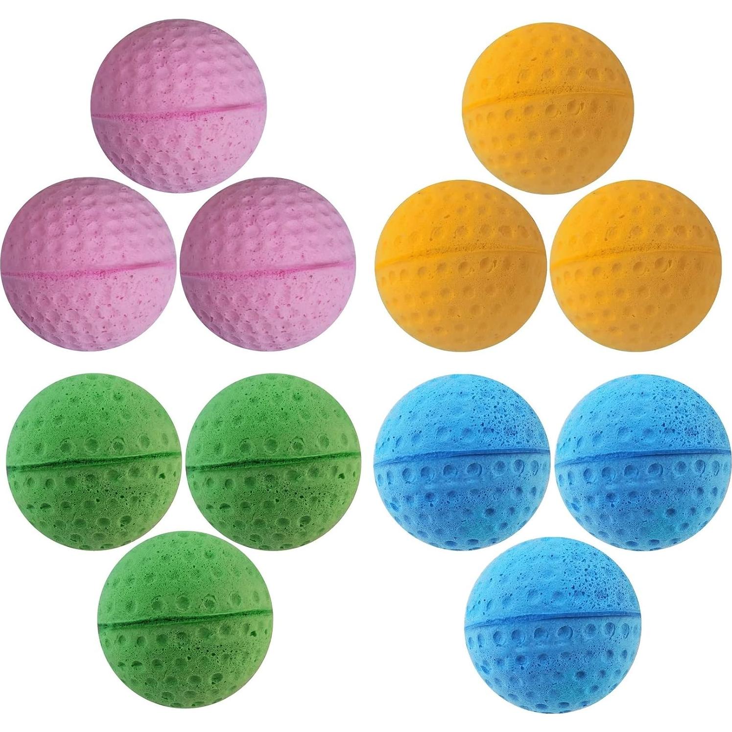 Pelotas de Esponja para Gatos Kingfh - Paquete de 12 Unidades