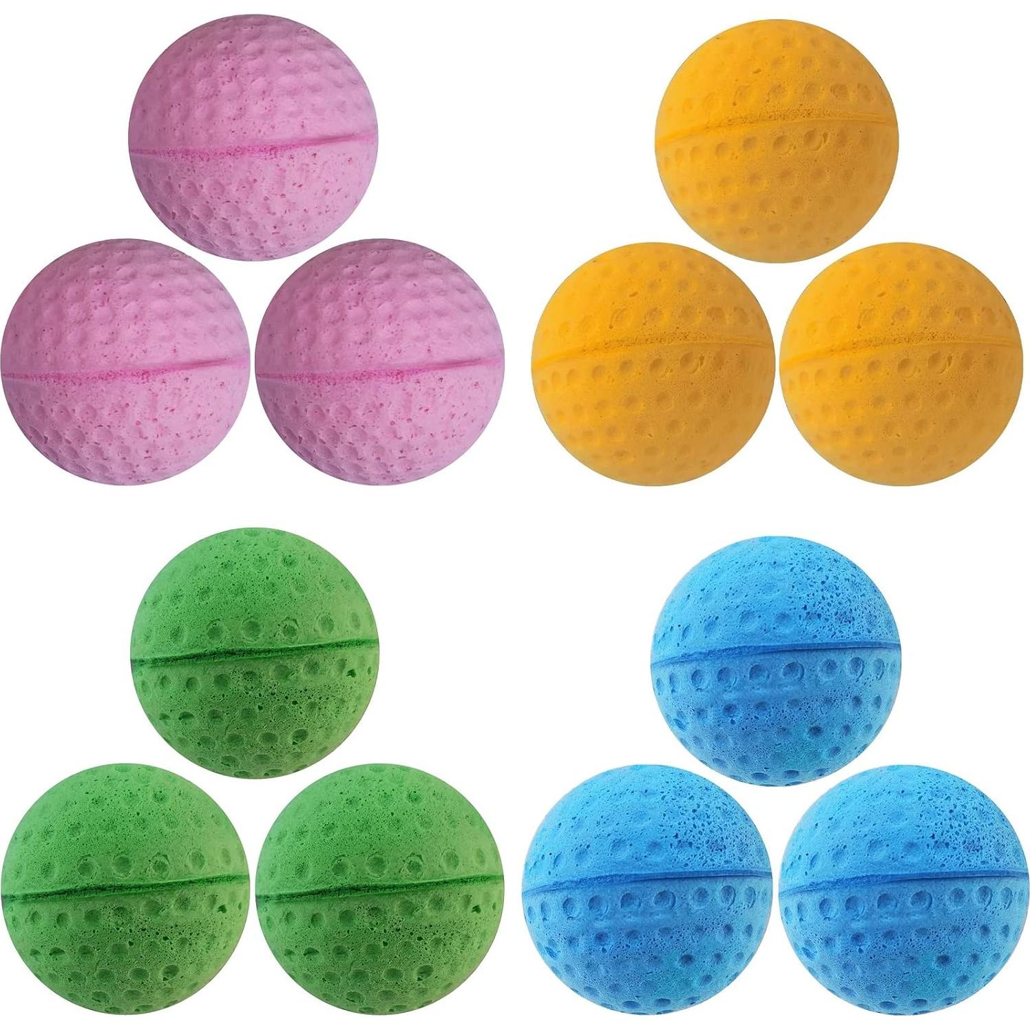 Pelotas de Esponja para Gatos Kingfh - Paquete de 12 Unidades