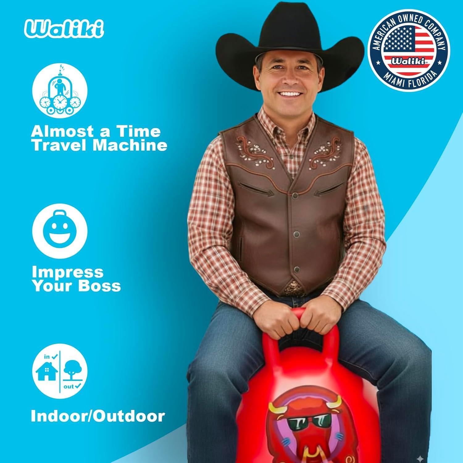 Pelota Saltarina WALIKI para Adultos 73.66 cm Roja