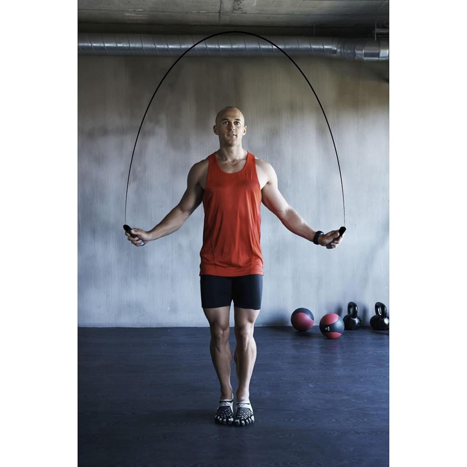 Cuerda de Salto de Velocidad Crown Sporting Goods 3.05 m Ajustable