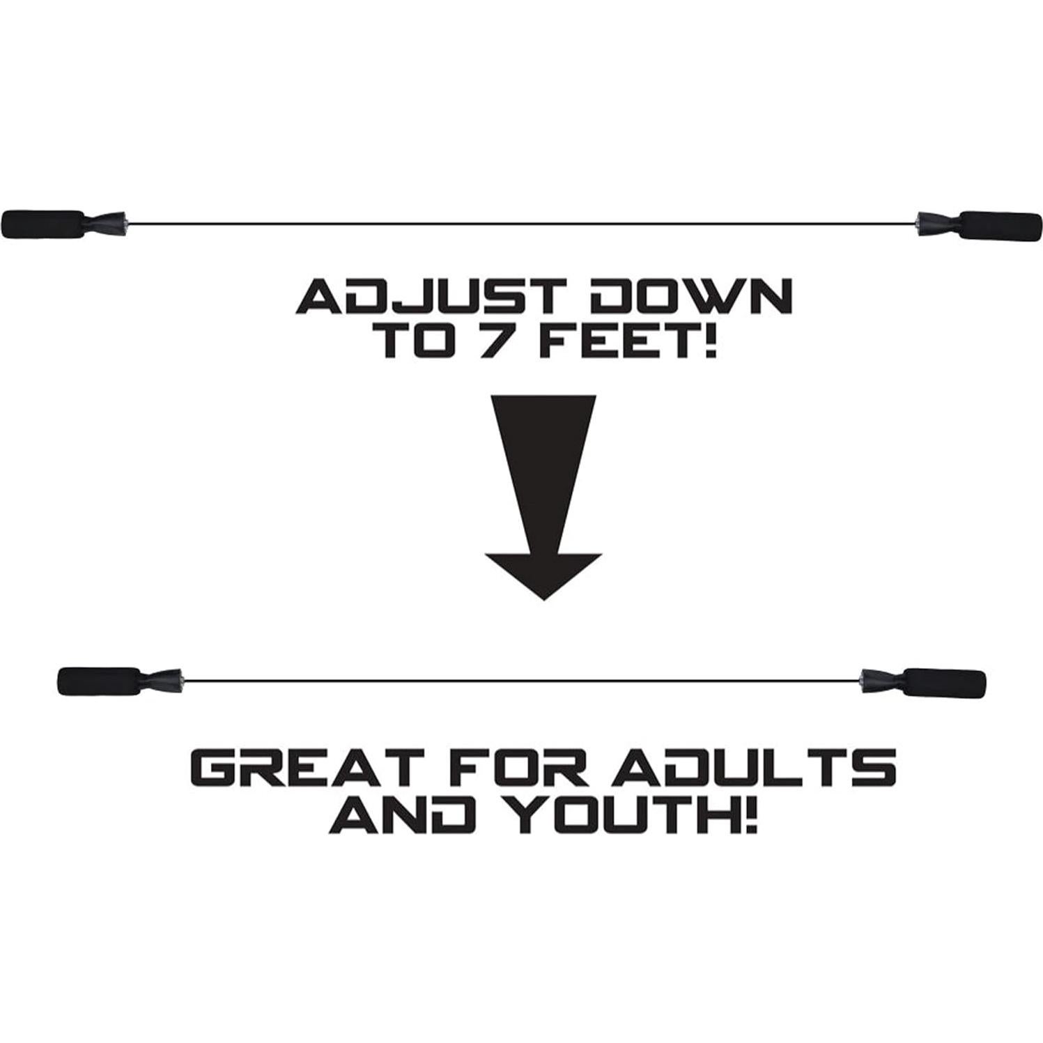 Cuerda de Salto de Velocidad Crown Sporting Goods 3.05 m Ajustable