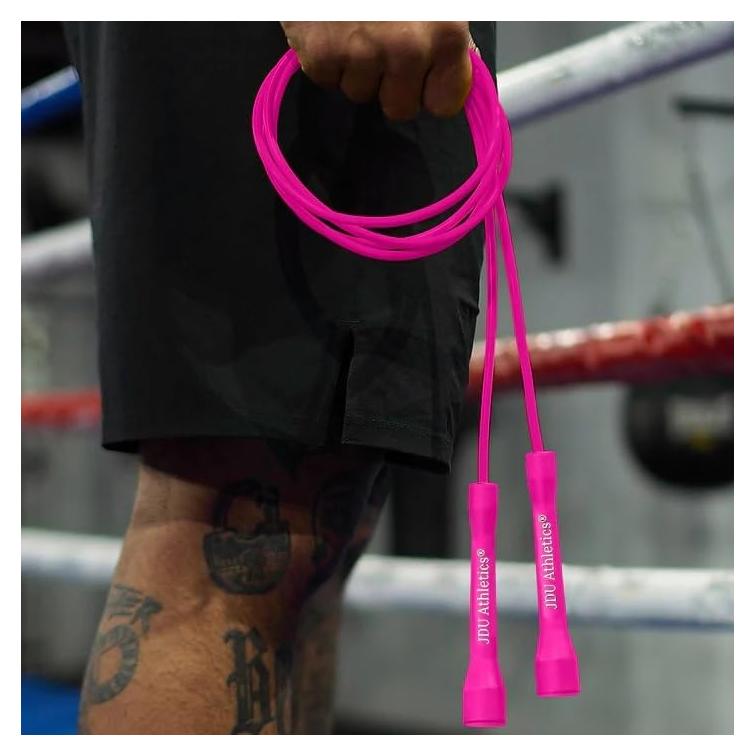 Cuerda para Saltar Ajustable JDU Athletics Rosa 11FT - Boxeo