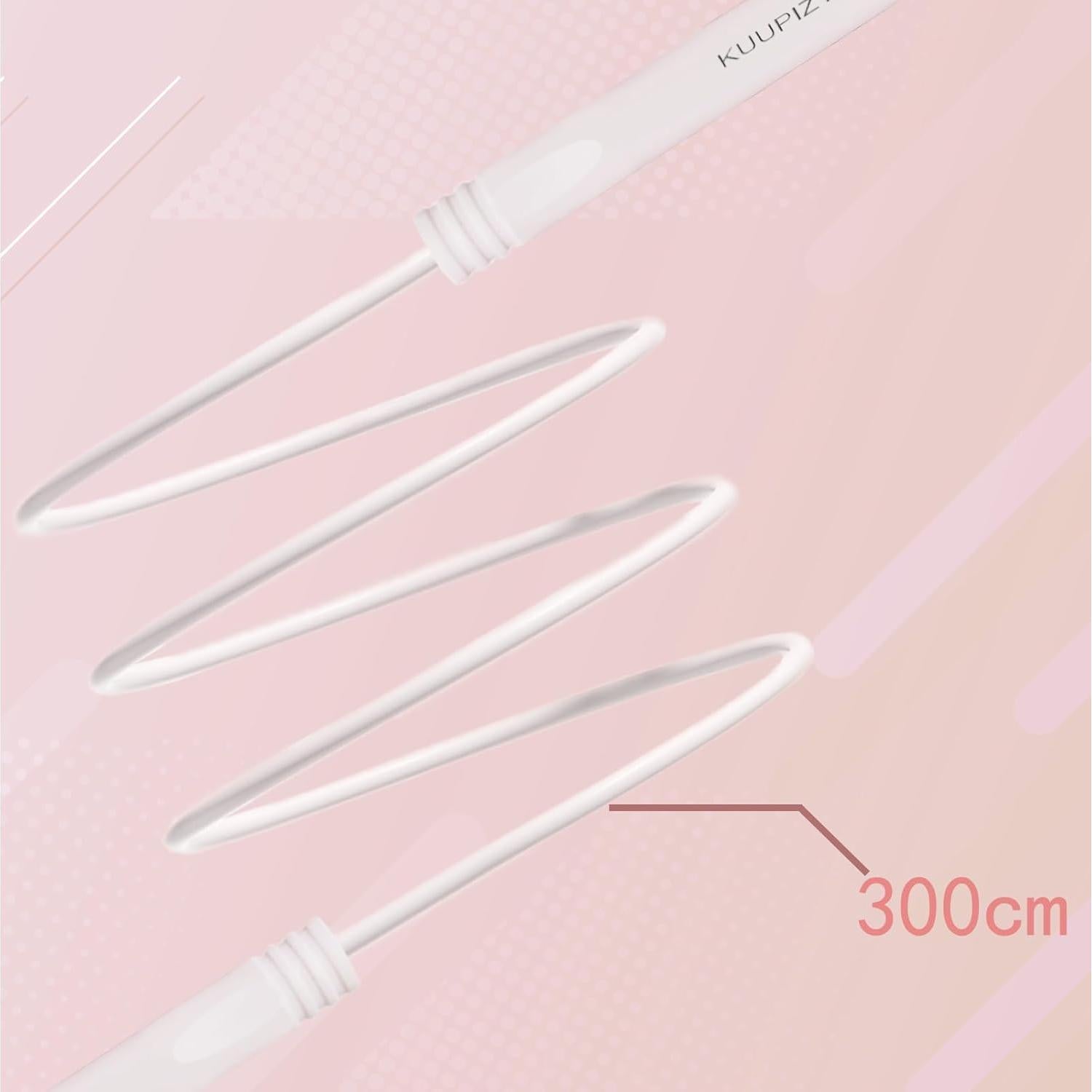 Cuerda de Salto Ajustable Kuupizy para Fitness - Rosa