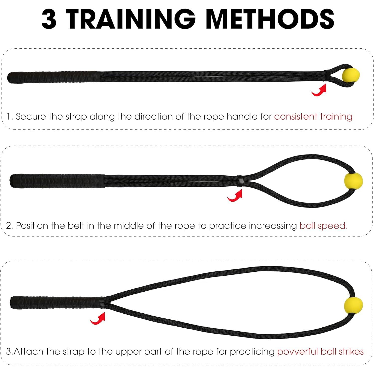 Entrenador de Cuerda para Swing de Golf Marsrut - Nylon 96 cm