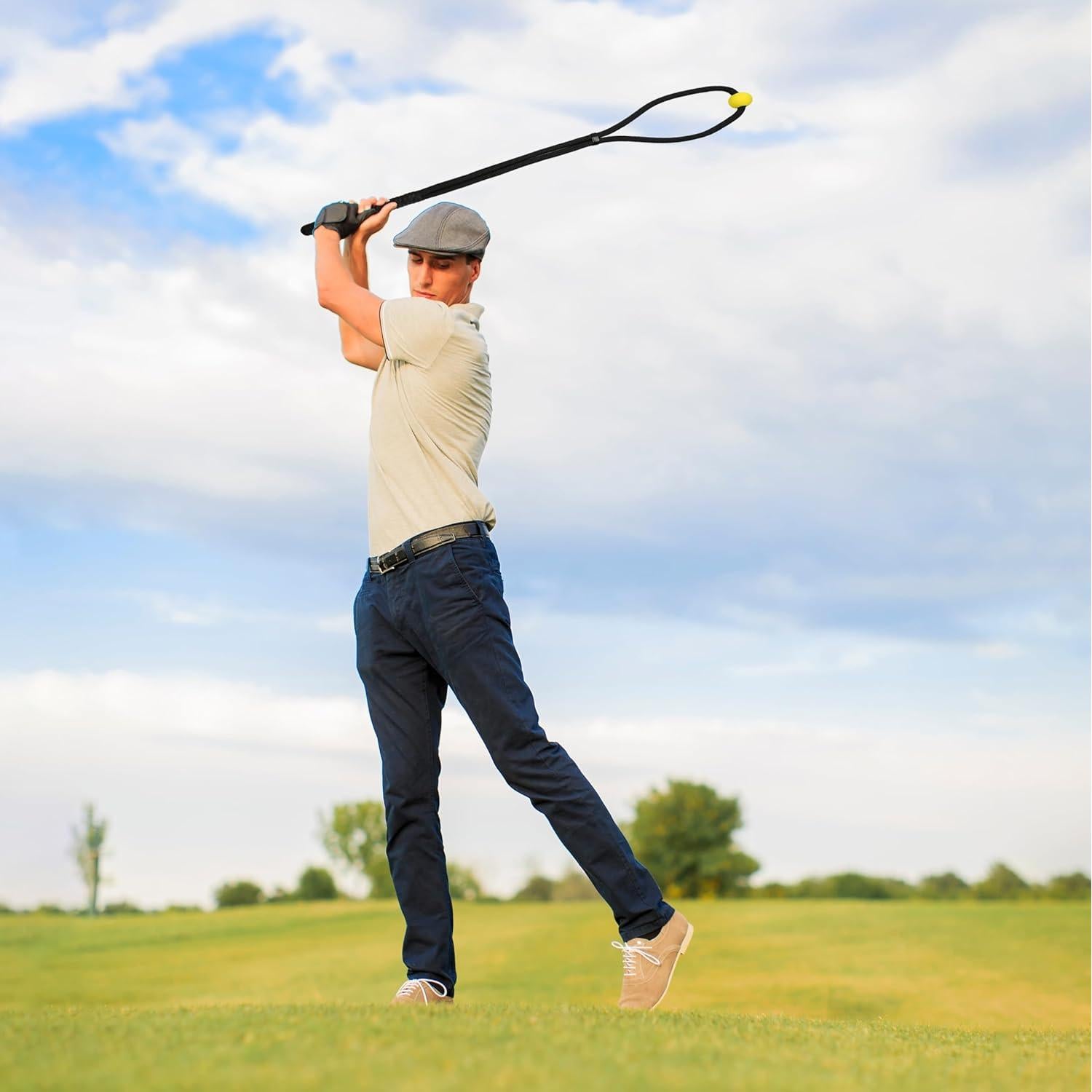 Entrenador de Cuerda para Swing de Golf Marsrut - Nylon 96 cm