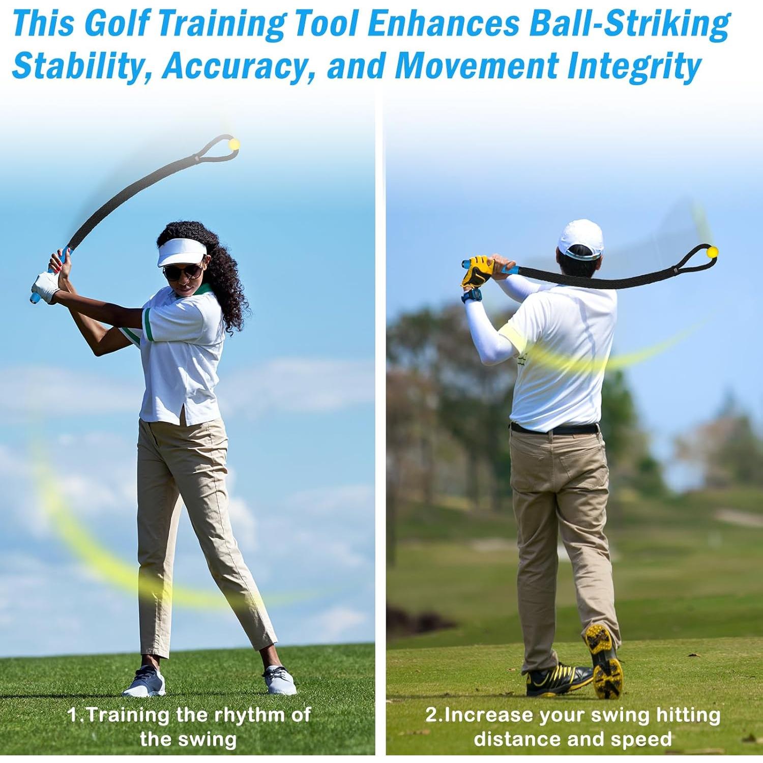 Entrenador de Swing de Golf NewShot Cuerda Premium 0.45kg