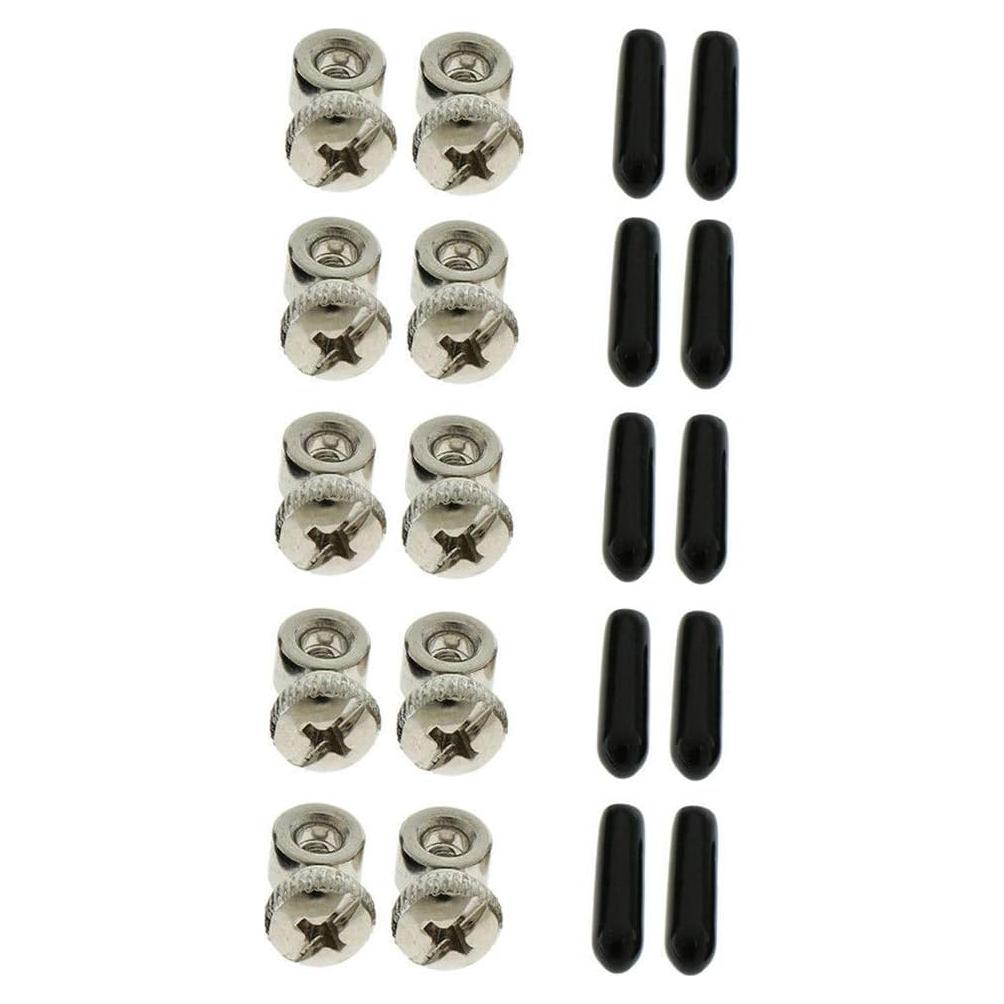 5 Juegos de Tornillos y Tapas Ajustables para Cuerdas de Salto Yiotfandoll