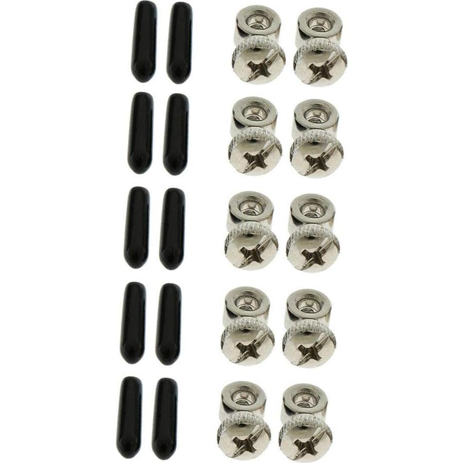 5 Juegos de Tornillos y Tapas Ajustables para Cuerdas de Salto Yiotfandoll