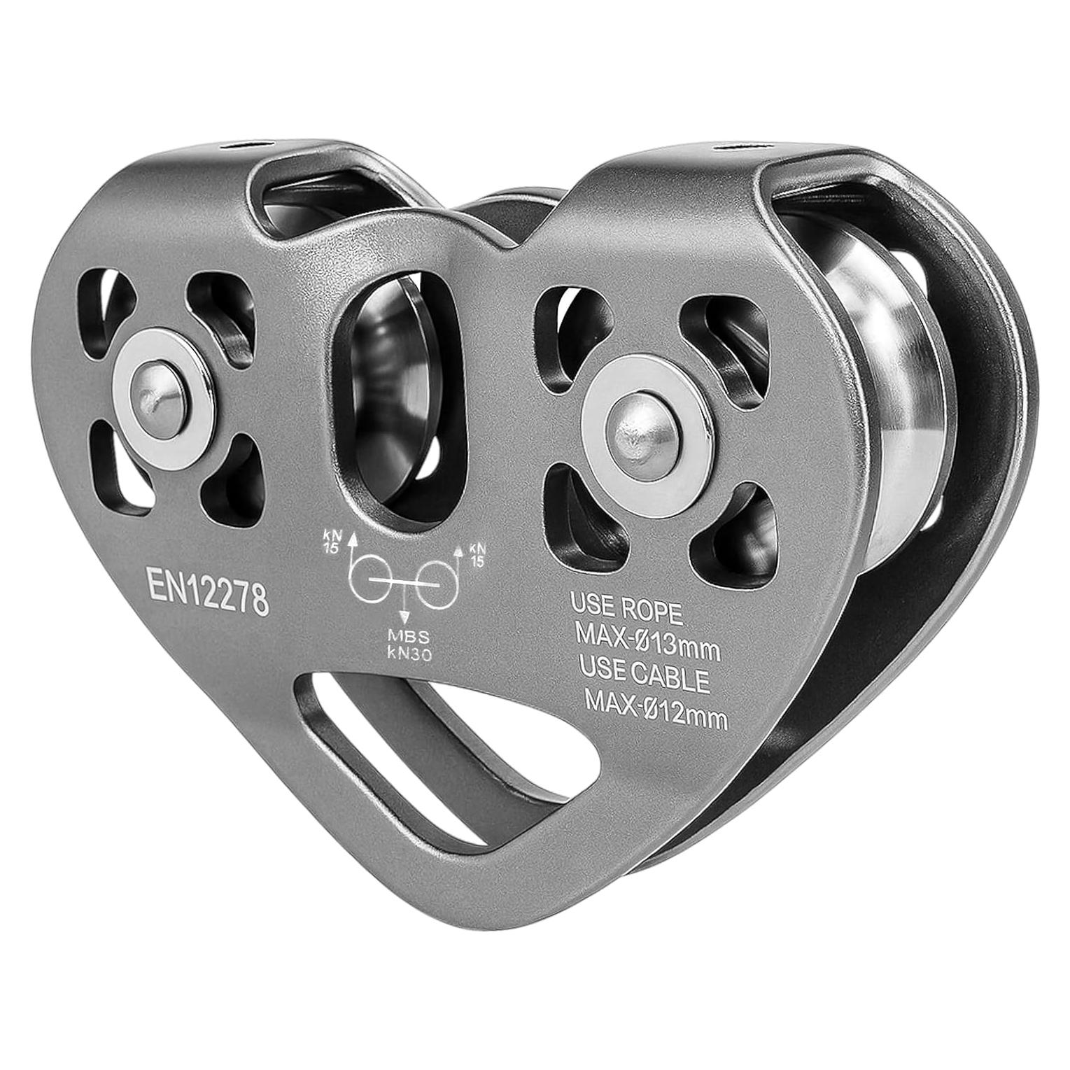 Carro de Polea Doble para Zip Line KH866 - 30kN, 13mm