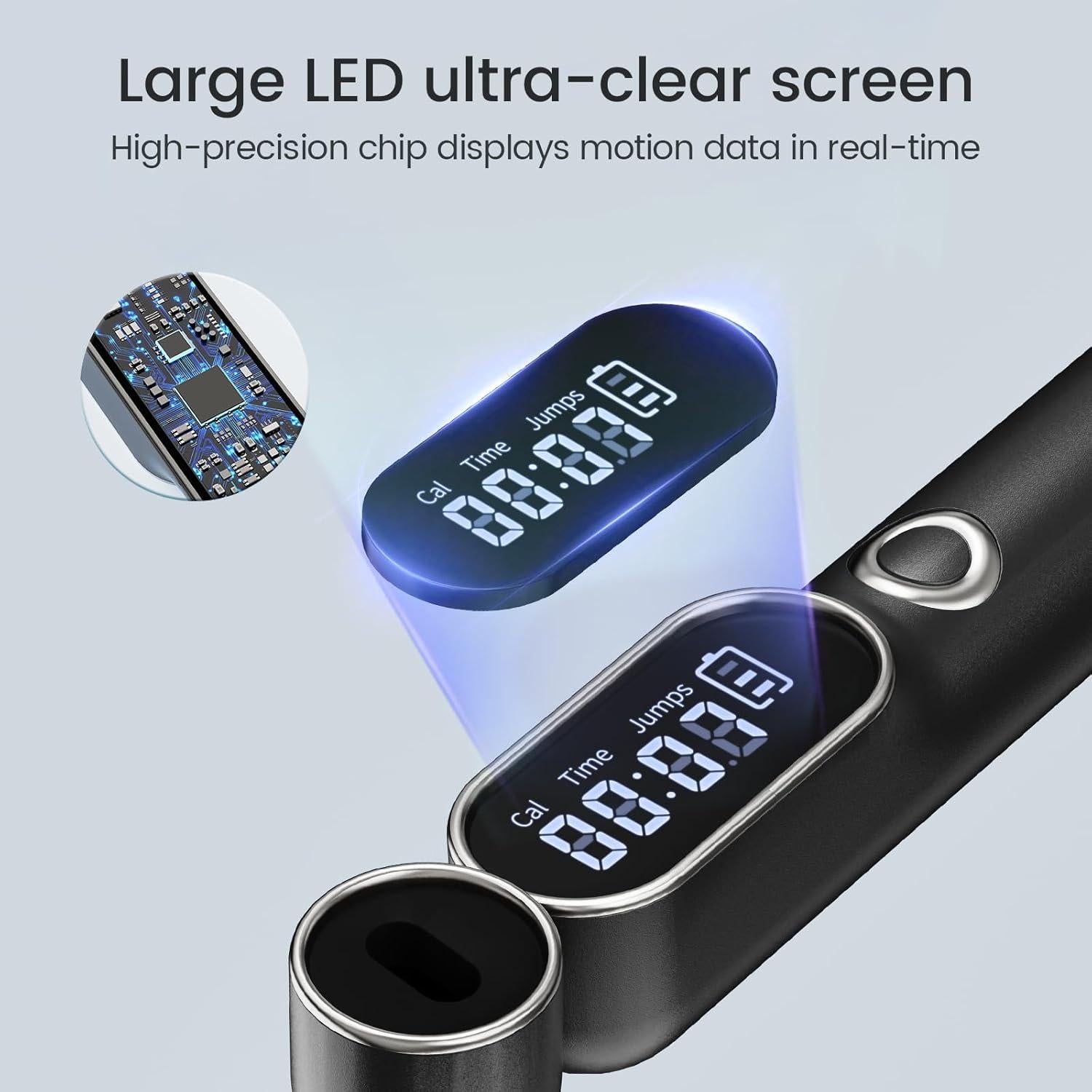 Cuerda de Salto Inteligente ATHSPO Ajustable con Contador Digital