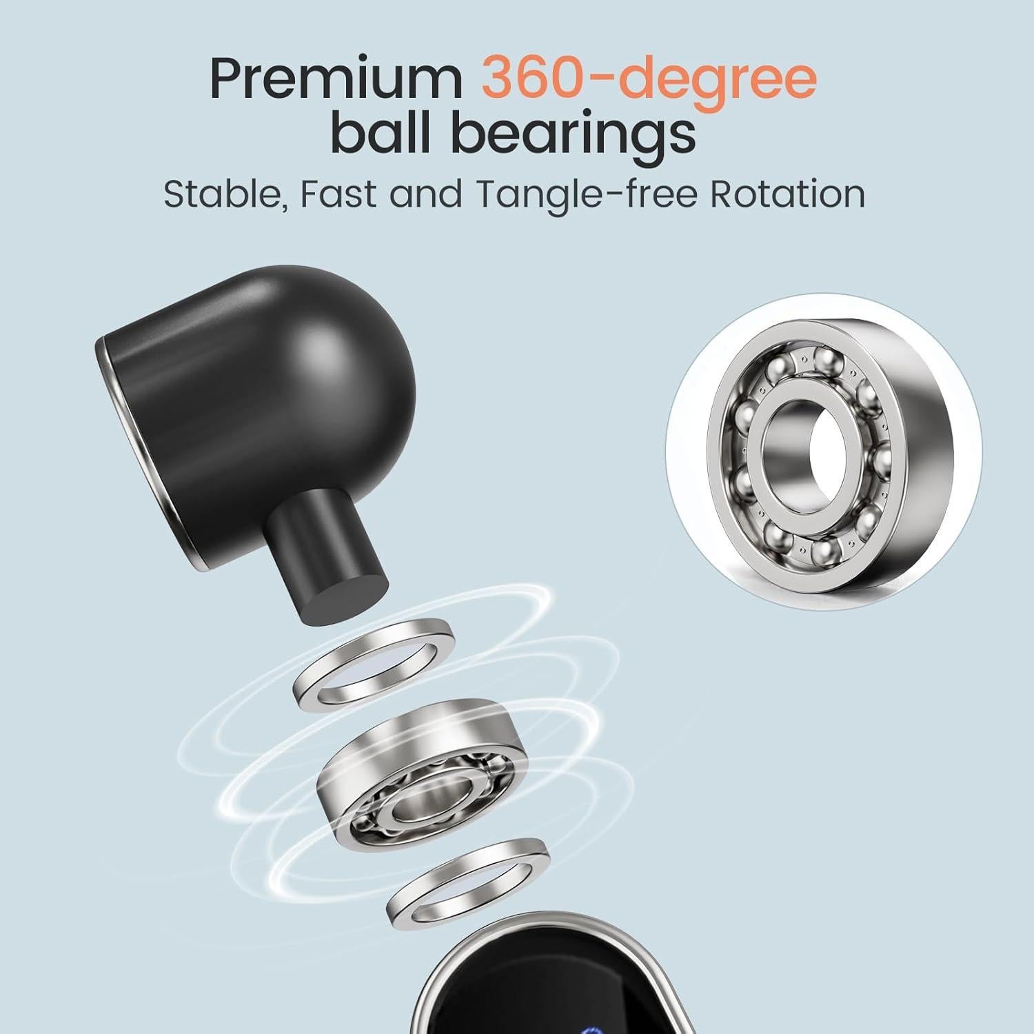 Cuerda de Salto Inteligente ATHSPO Ajustable con Contador Digital