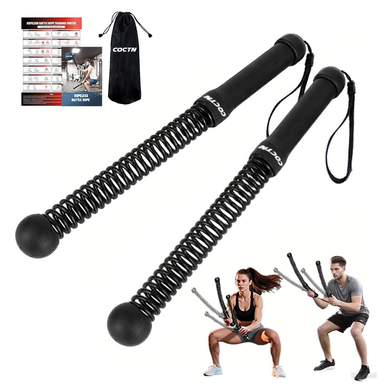 Cuerda de Batalla Sin Cuerda COCTN 0.73 kg para Gimnasio