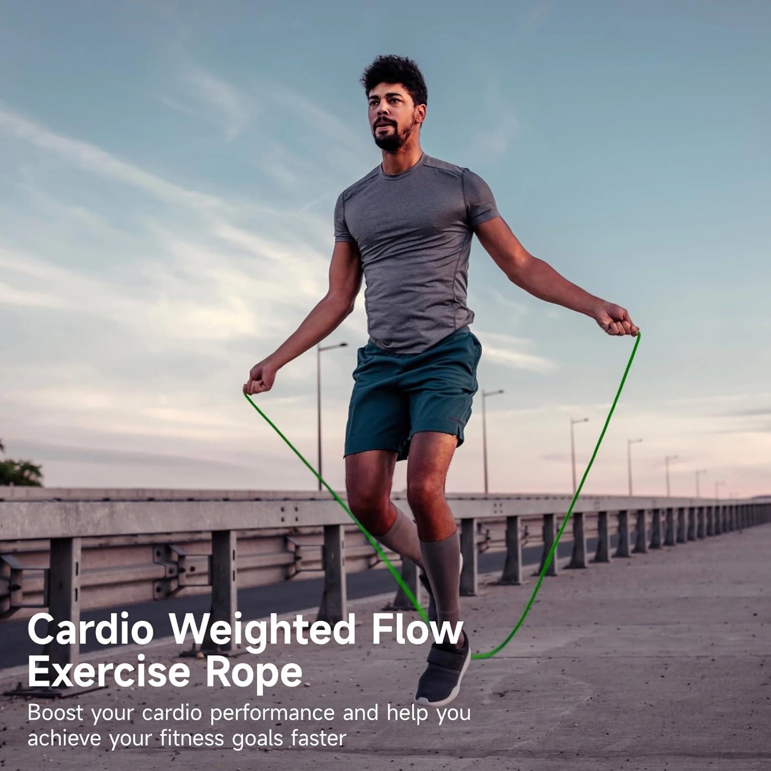 Cuerdas de Ejercicio de Flujo OMISTAR 2 Pcs 2.74m con Peso