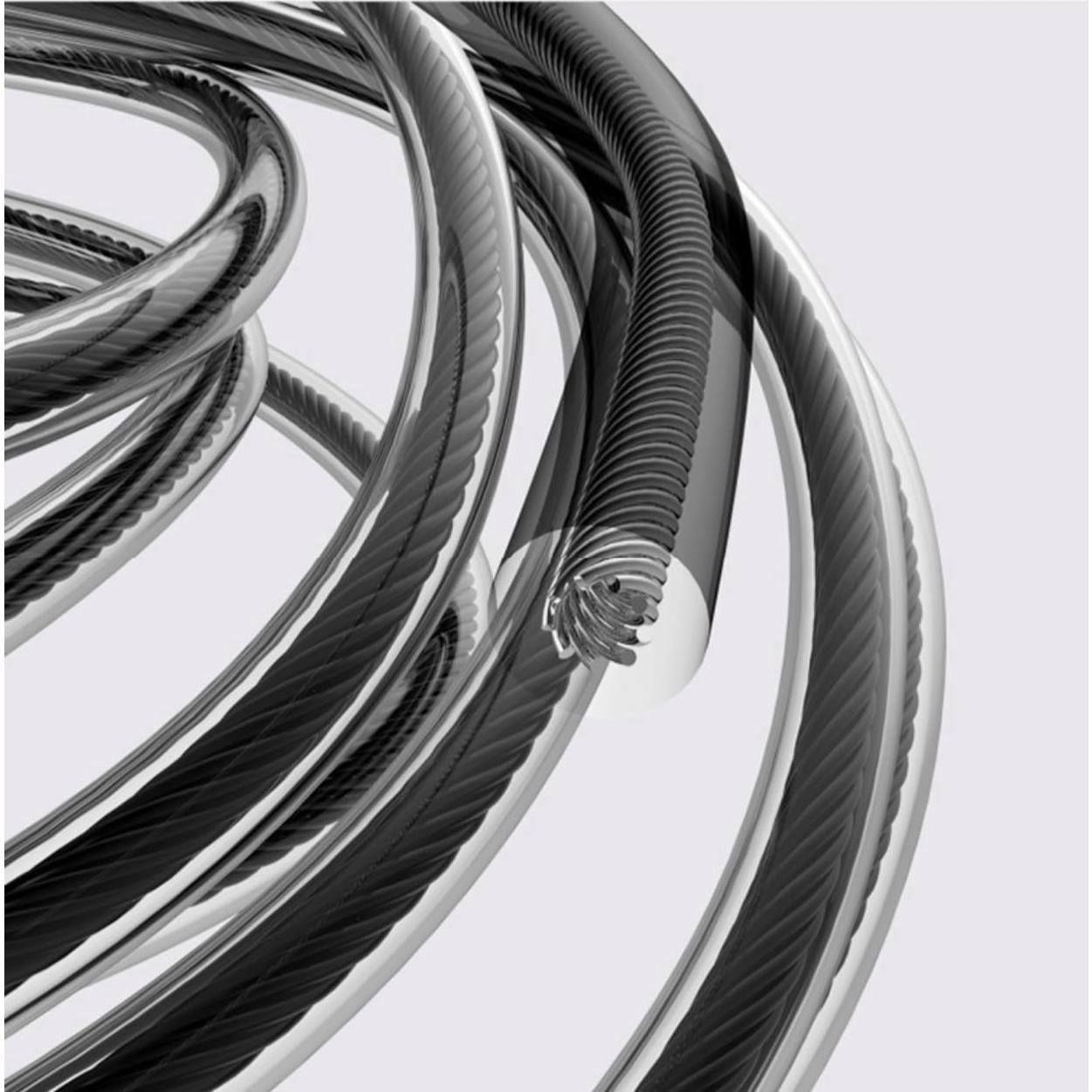 Cuerda de Saltar Genérico 2.79m con Mangos de Espuma para Fitness