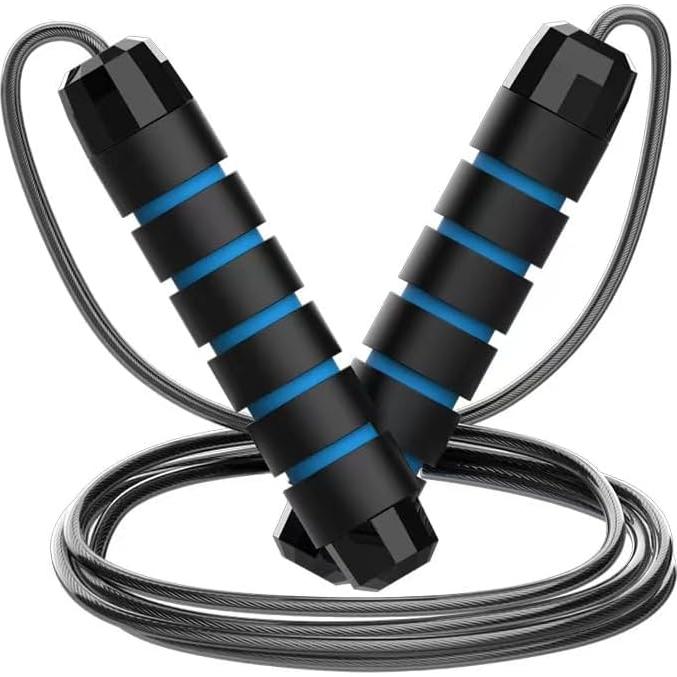 Cuerda de Saltar Genérico 2.79m con Mangos de Espuma para Fitness