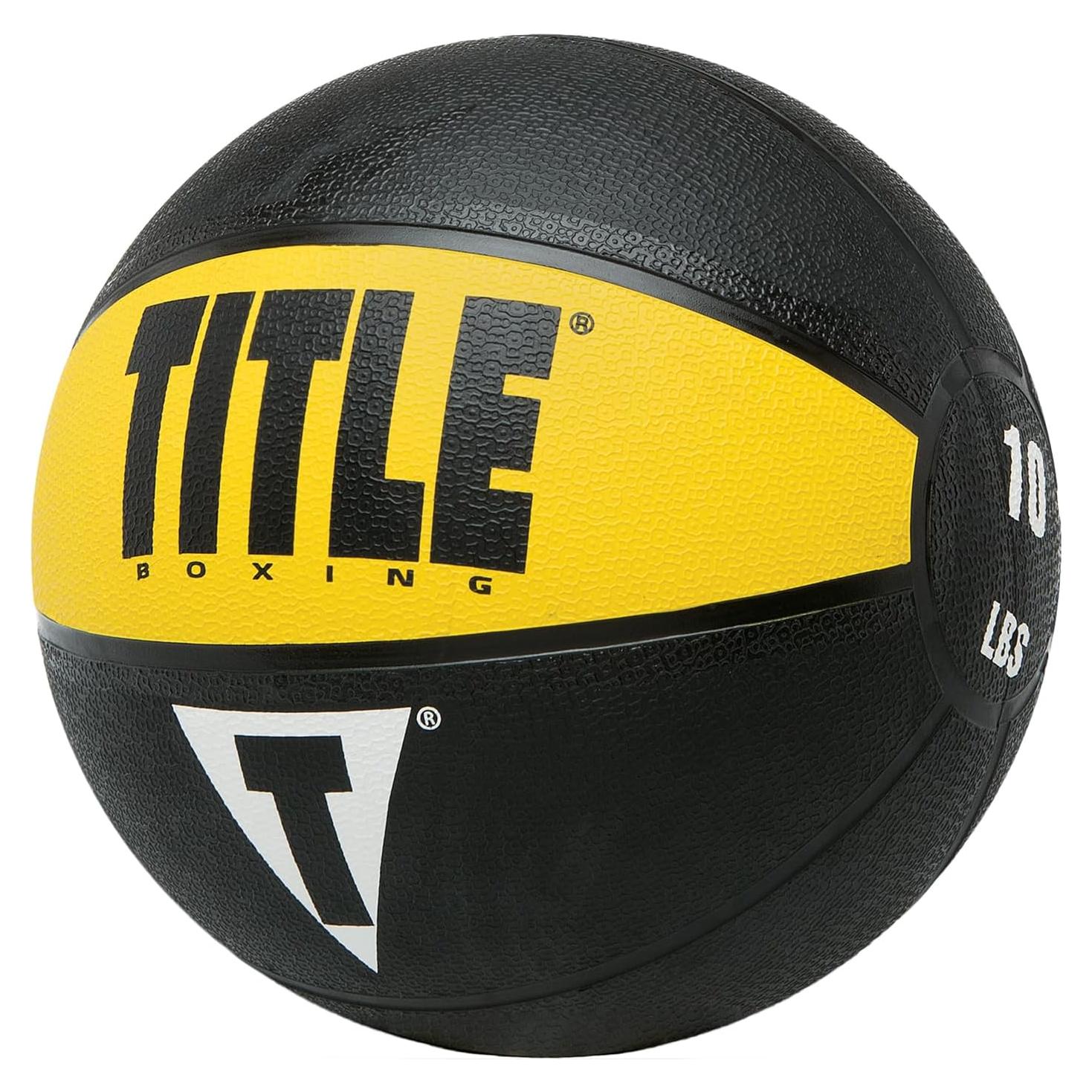 Balón Medicinal de Goma Título Boxing 4.54 kg para Entrenamiento