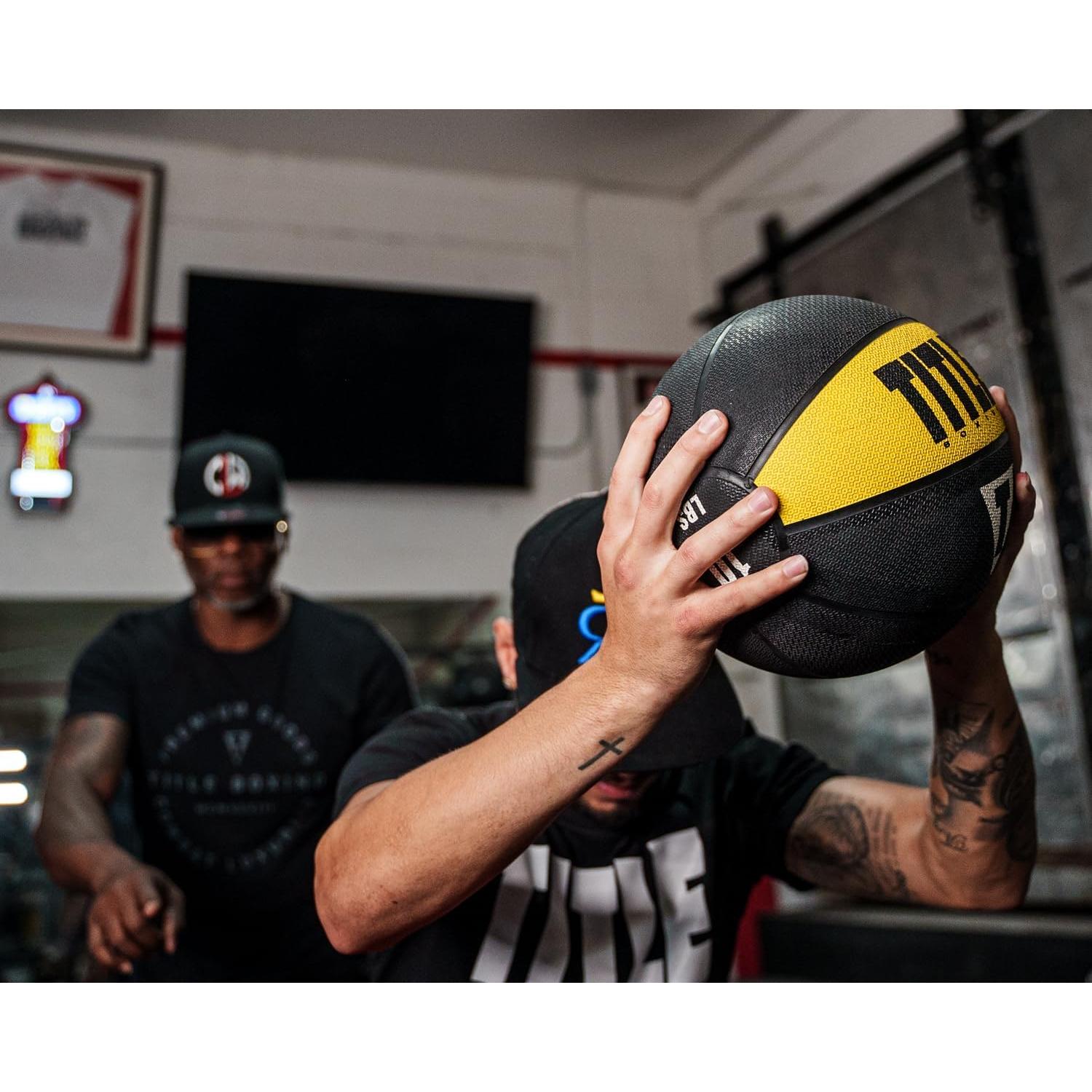 Balón Medicinal de Goma Título Boxing 4.54 kg para Entrenamiento