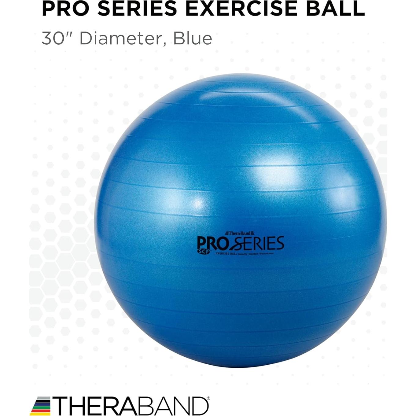 Pelota de Ejercicio THERABAND 75 cm para Estabilidad y Yoga