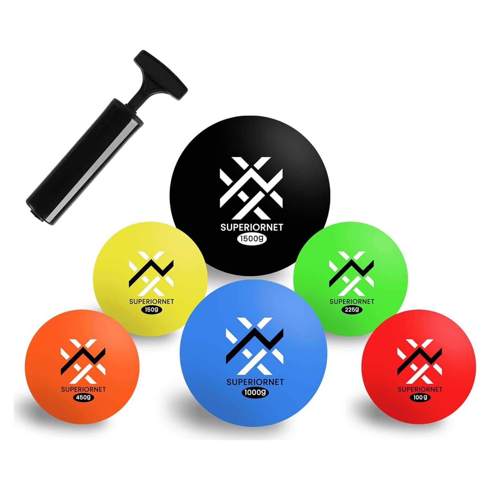 Conjunto de 6 Pelotas Pesadas para Béisbol Superiornet