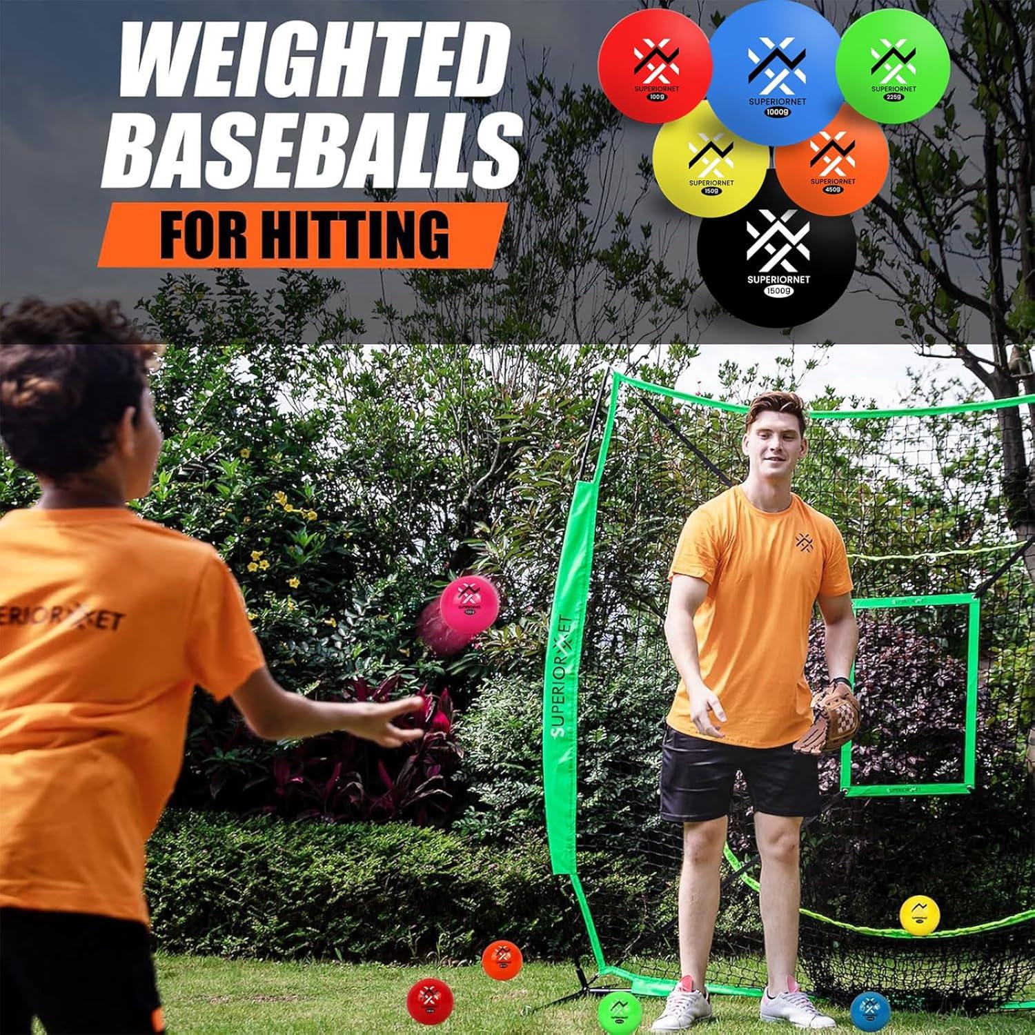 Conjunto de 6 Pelotas Pesadas para Béisbol Superiornet