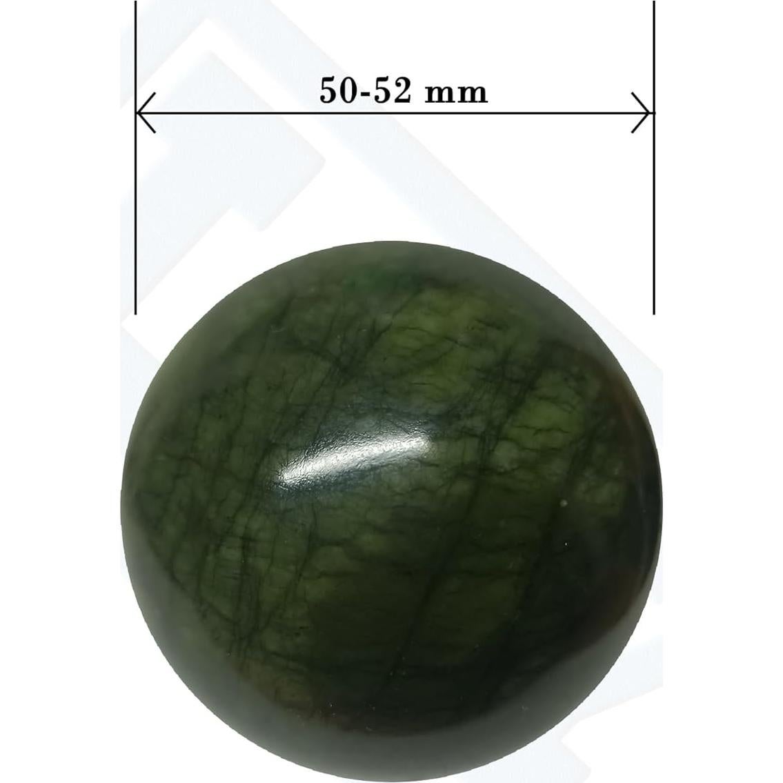 Pelota de Ejercicio de Jade Natural LLY 2 para Mano 5 cm