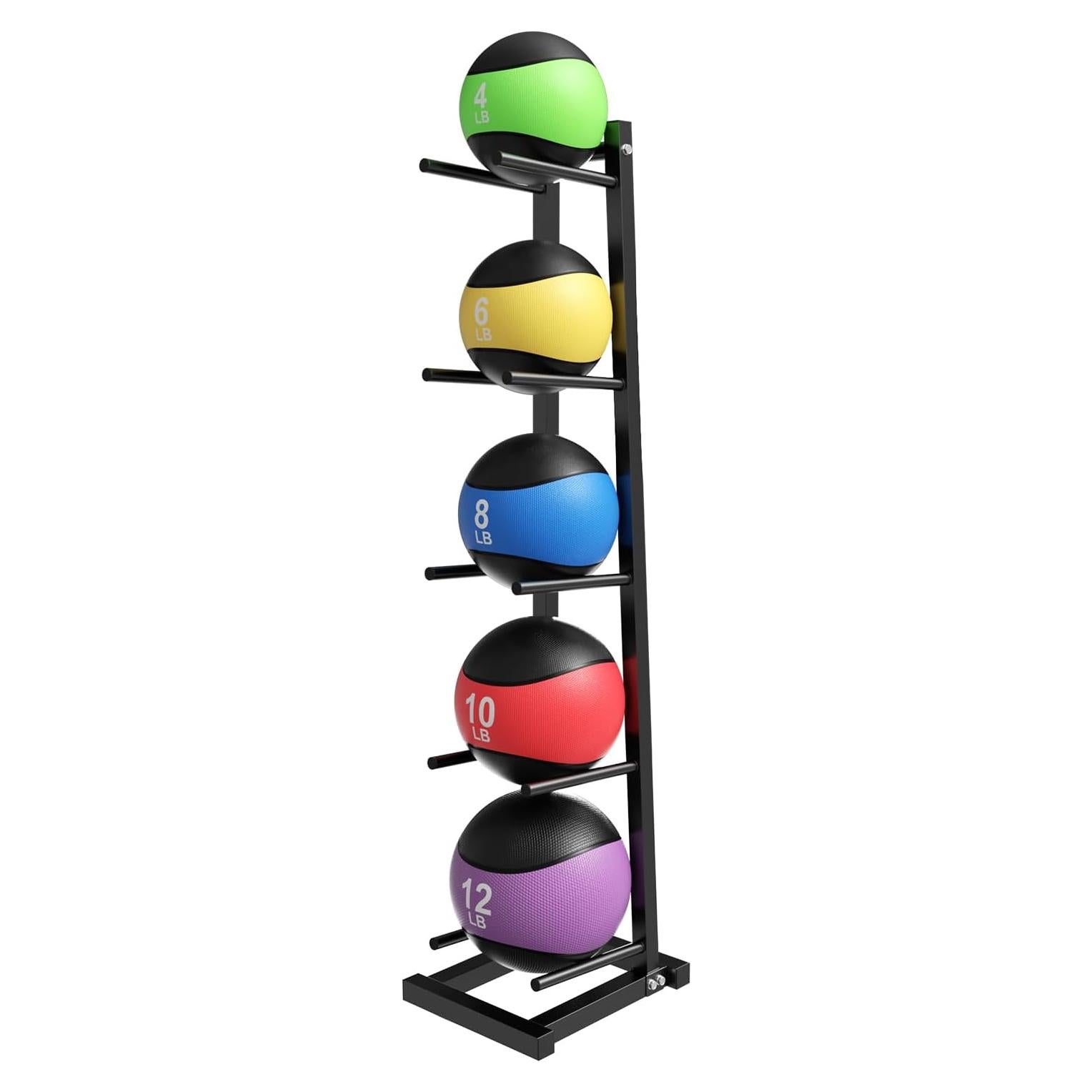 Soporte para Pelotas Medicinales GYHPD Ajustable 5 Estantes