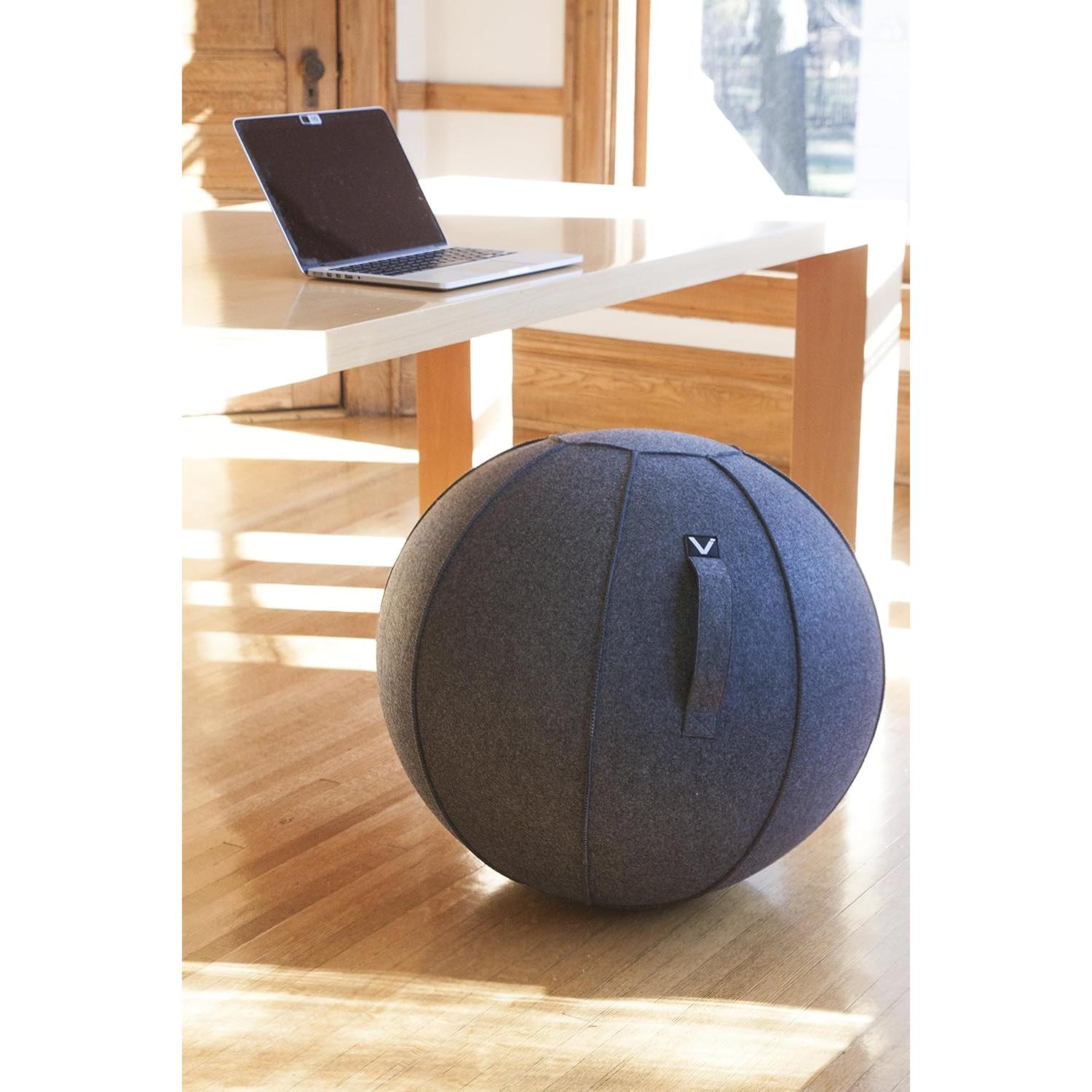 Silla de Pelota Ergonómica Vivora Luno, Fieltro, 56-61 cm