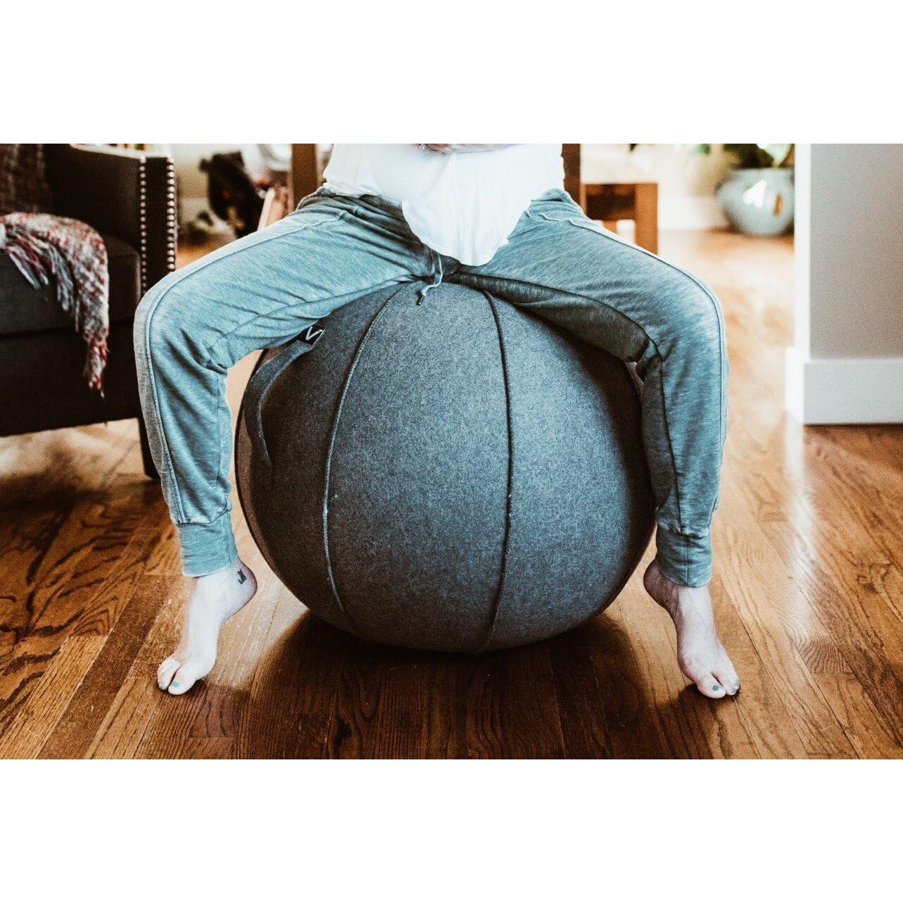 Silla de Pelota Ergonómica Vivora Luno, Fieltro, 56-61 cm