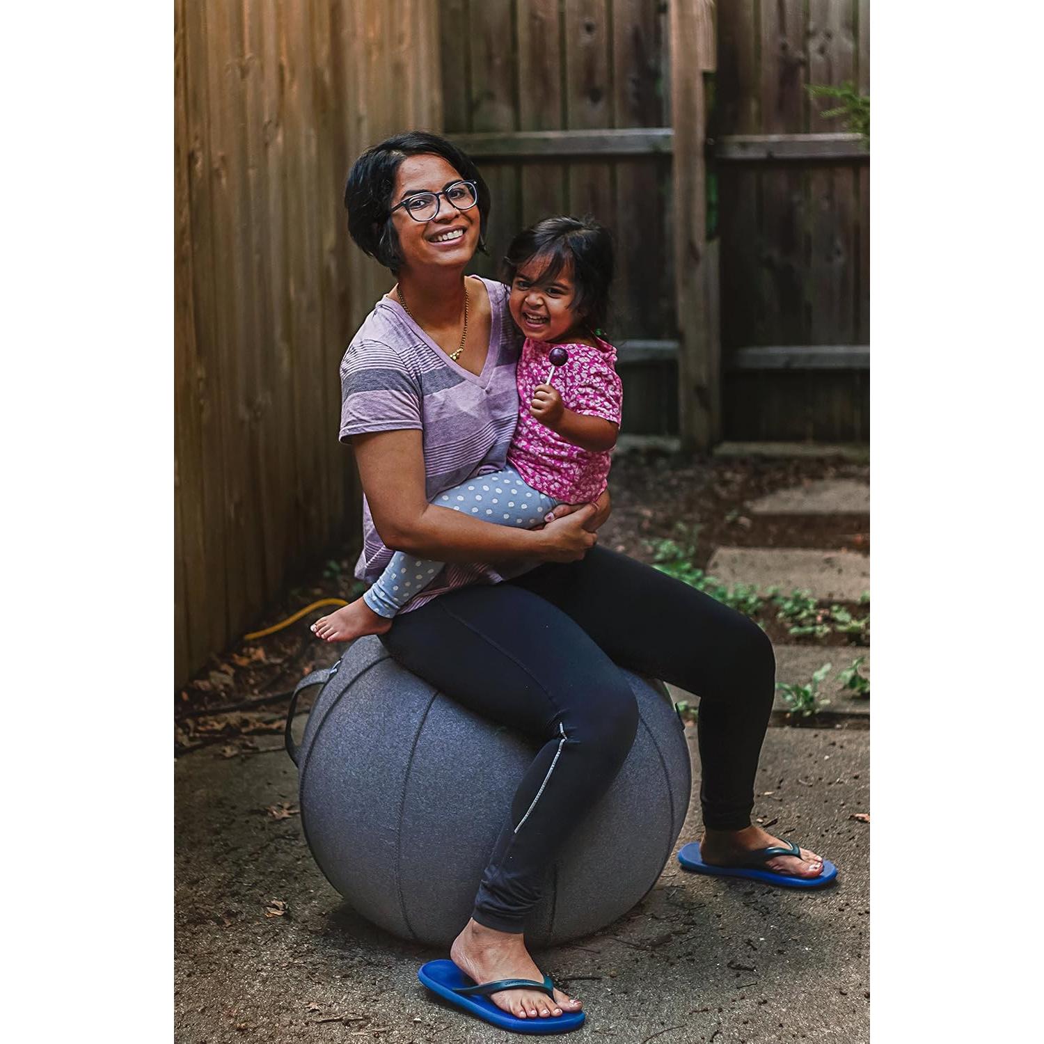 Silla de Pelota Ergonómica Vivora Luno, Fieltro, 56-61 cm