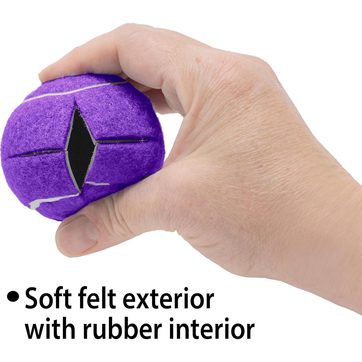 Pelotas de Tenis Pre-cortadas Top Glides para Andadores Púrpura