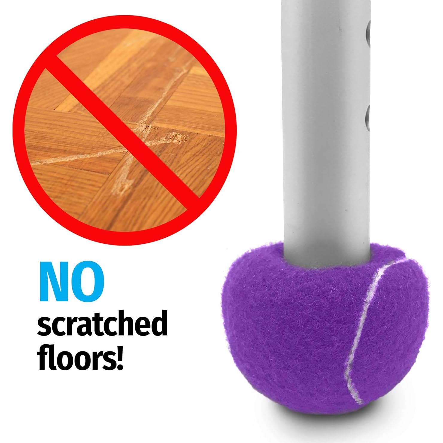 Pelotas de Tenis Pre-cortadas Top Glides para Andadores Púrpura