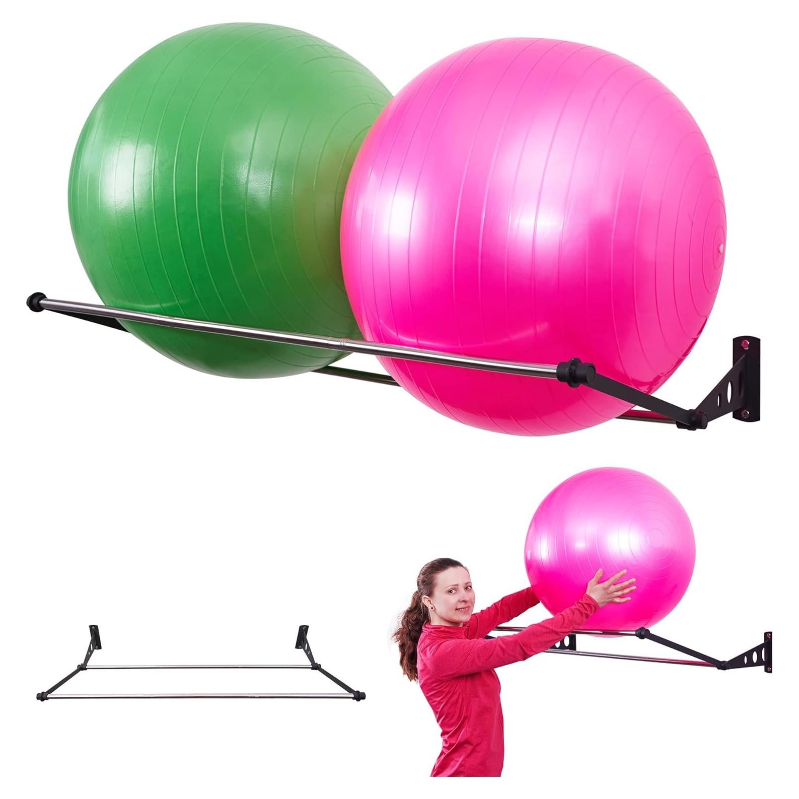 Soporte para Pelotas de Ejercicio ODOXIA - Estante Montado en Pared