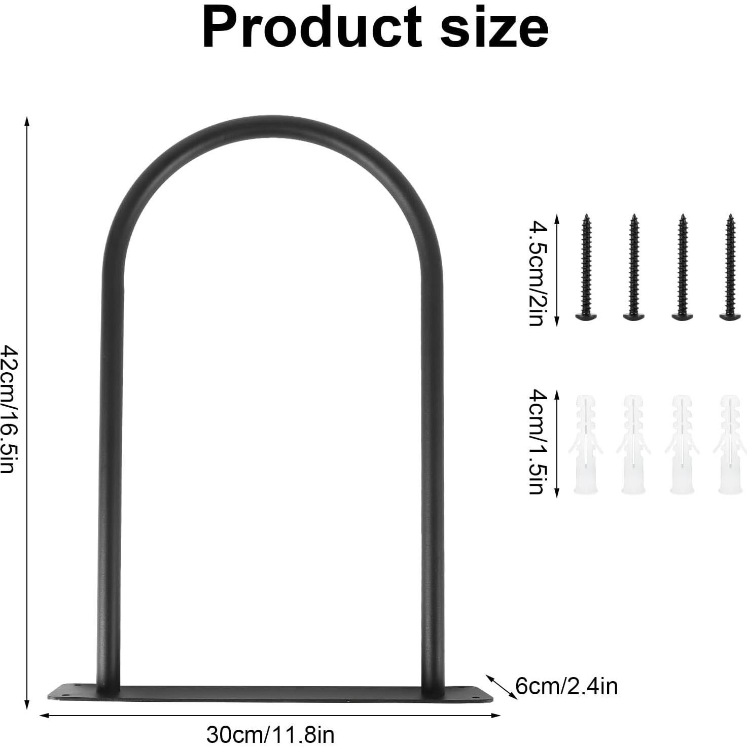 Soporte Montado en Pared para Pelotas de Yoga MEIPMQZ - Negro