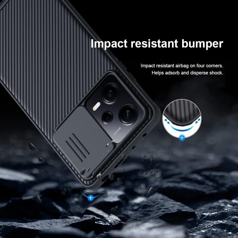 Funda Protectora Nillkin para Xiaomi Redmi Note 12 Pro 5G - Negro