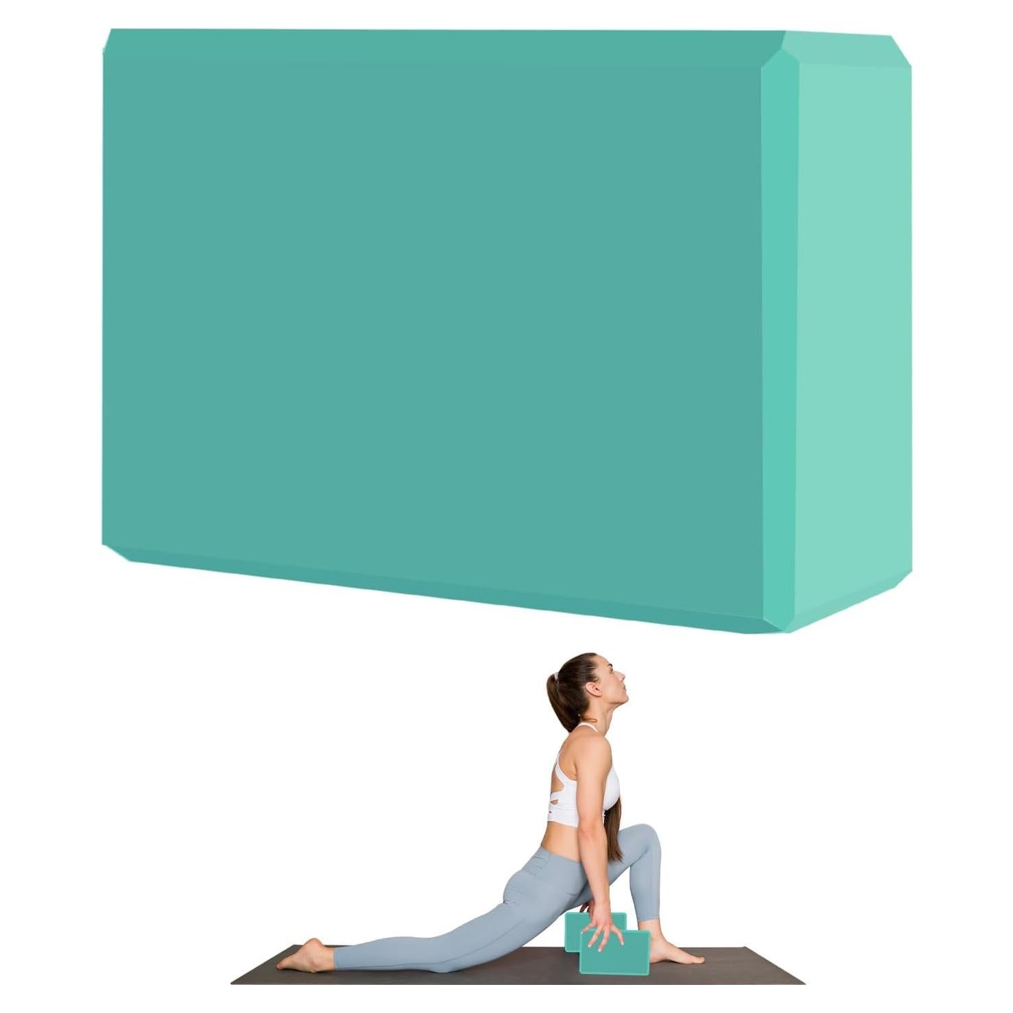 Bloques de Yoga MBHKRRS 23x15x8 cm Antideslizantes EVA