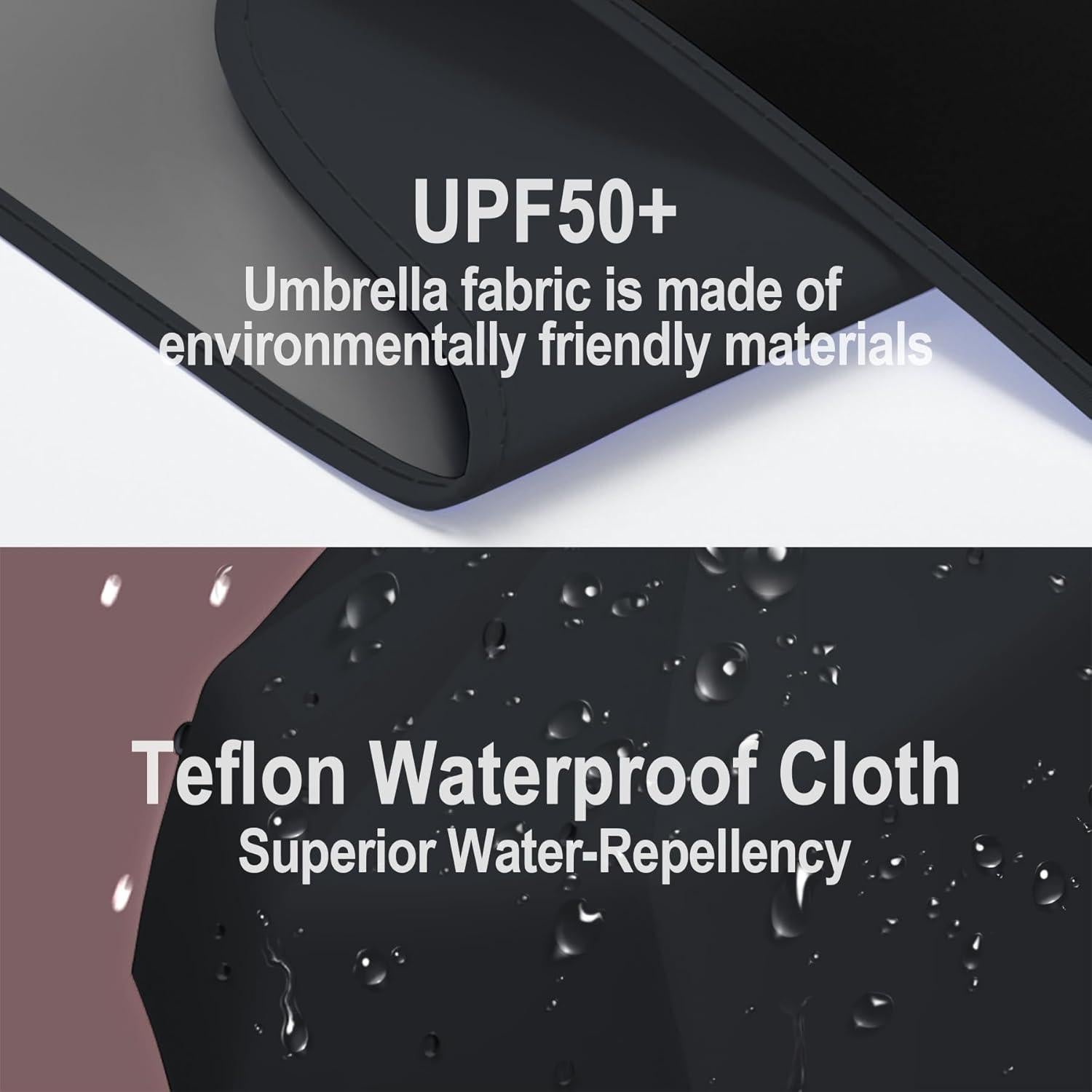 Paraguas Automático Mini Moorrlii Plegable UV 50+ Resistente Viento