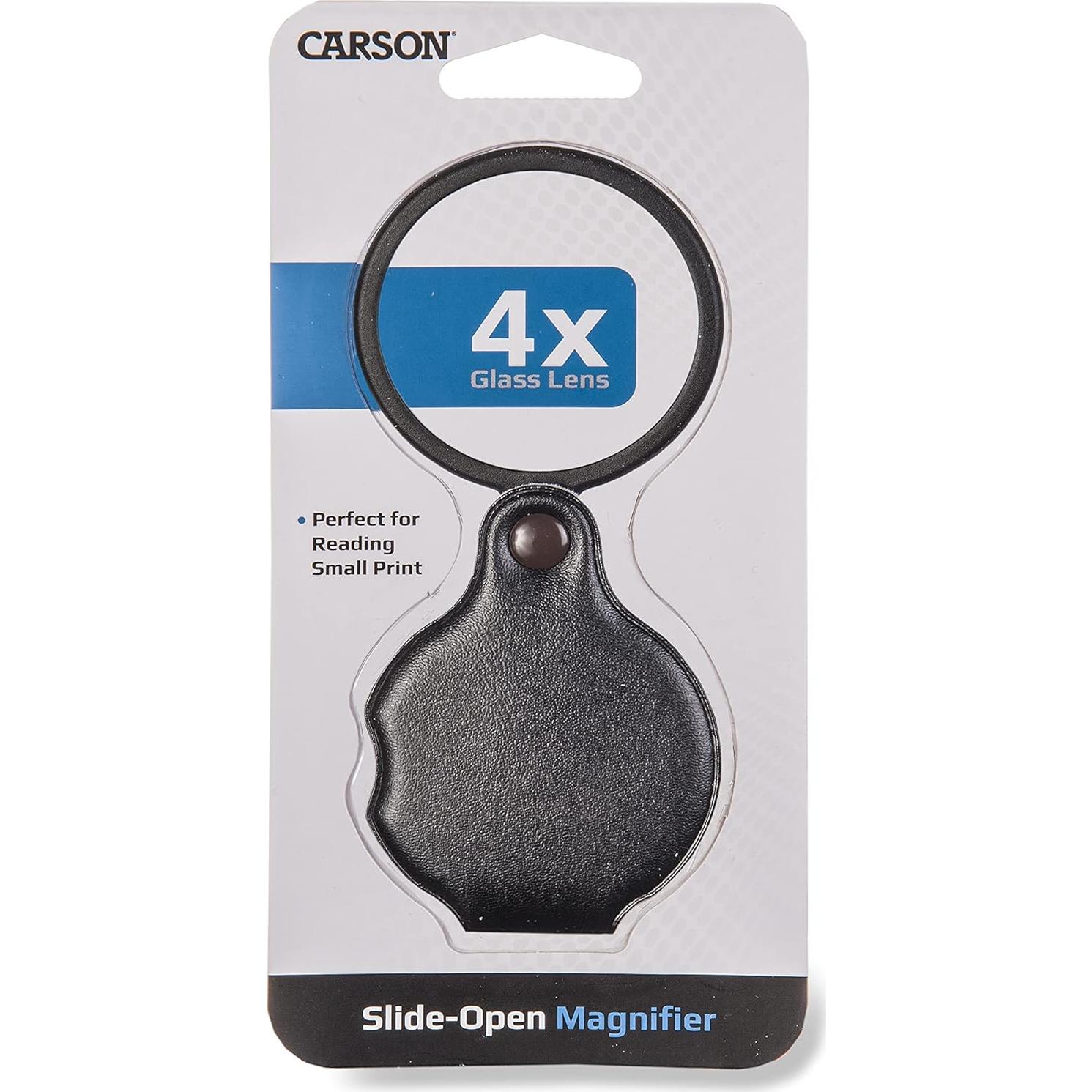 Lupa Plegable Carson GN-11 4x con Funda Protectora